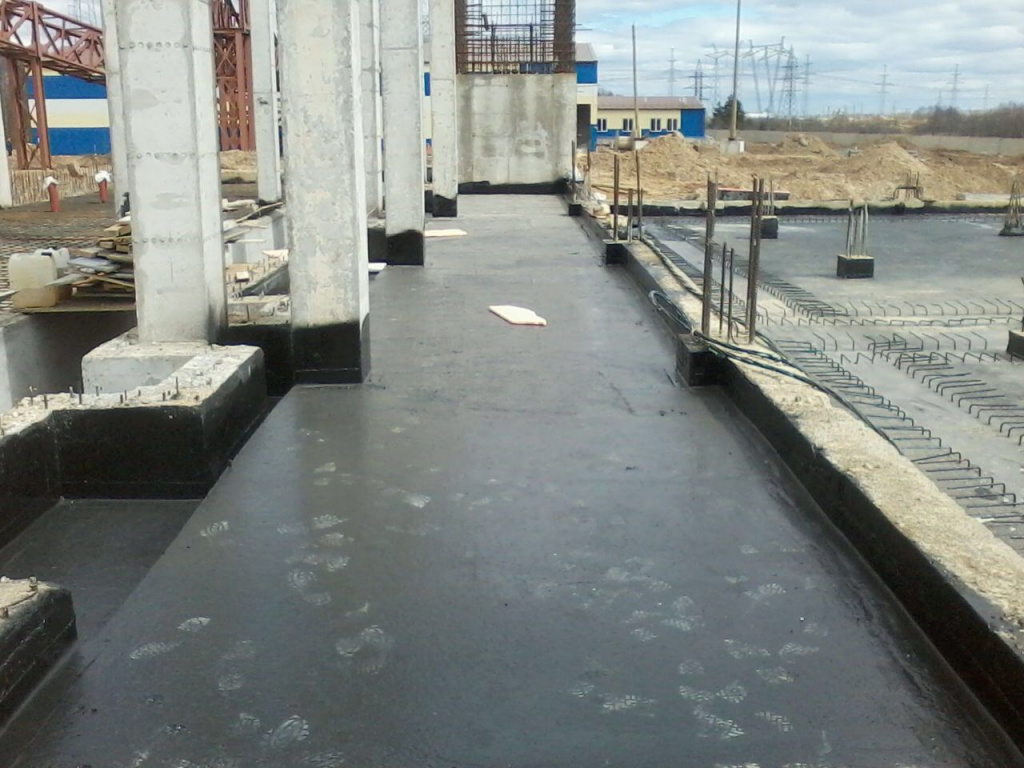Обмазочная гидроизоляция бетона
